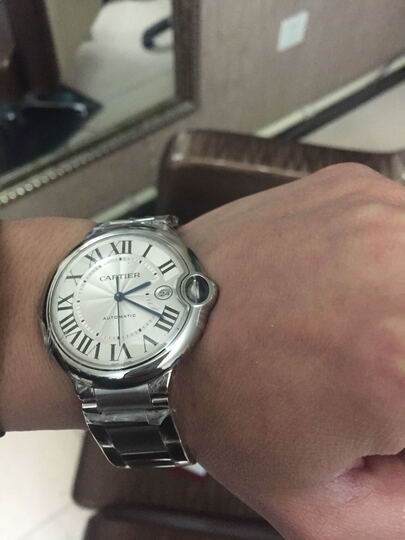 卡地亚机械男表:这款表喜欢很久了,专柜也去试