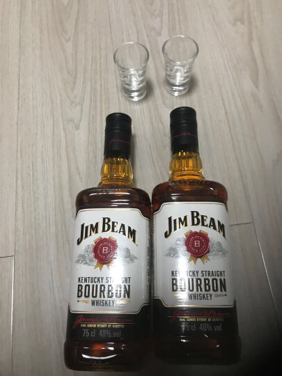 行货占边（Jim Beam）美国金宾波本威士忌洋酒 带二维码 黑占边 晒单图