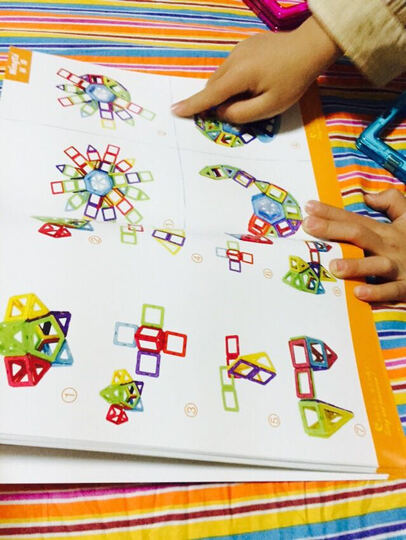 铭塔(MING TA)磁力片积木 百变提拉建构片塑料