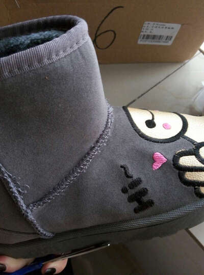 【京东库房发货】莎玛正品冬季新款卡通雪地靴