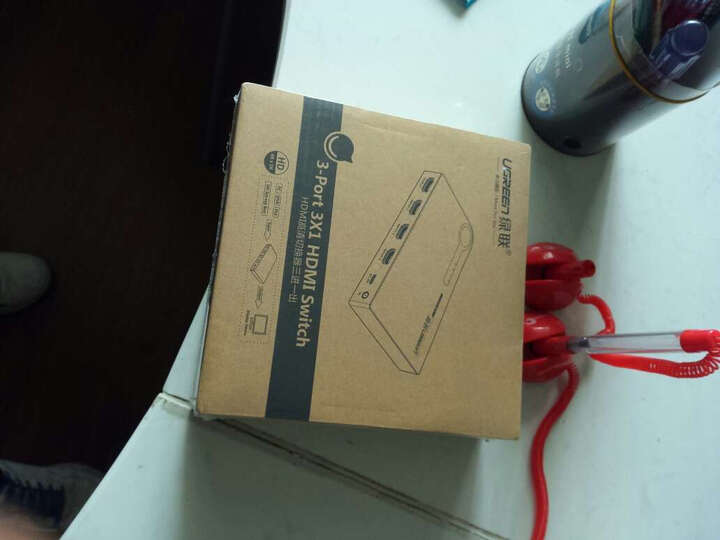 绿联(Ugreen) 40234 HDMI切换器 3进1出 