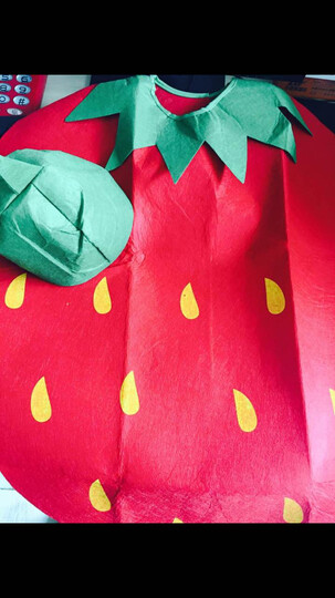 cos万圣节儿童节表演服装 学校环保演出服 草