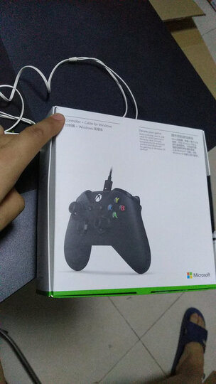微软(Microsoft)Xbox One S游戏手柄电脑pc蓝牙steam精英2k20手柄怪物猎人 Xbox蓝牙手柄+PC原装连接线 晒单图