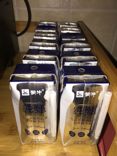 蒙牛 纯甄 常温酸牛奶 200g*12 礼盒装--我觉得