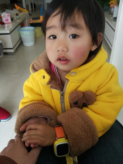 小天才电话手表Y01 橙黄 儿童智能手表360度防