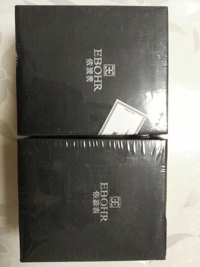 依波(EBOHR)手表 夏洛克系列欧范酒红面皮带