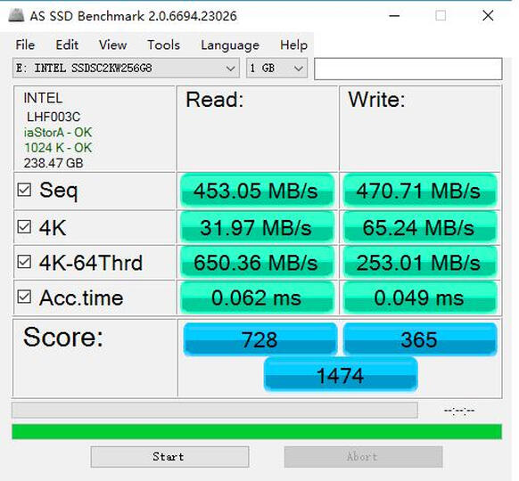 英特尔(Intel)545S系列 256G SATA3 固态硬盘 晒单图