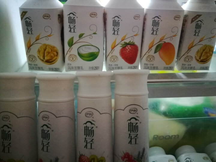伊利 畅轻 风味发酵乳 燕麦 草莓口味酸奶酸牛奶 450g*1(2件起售)