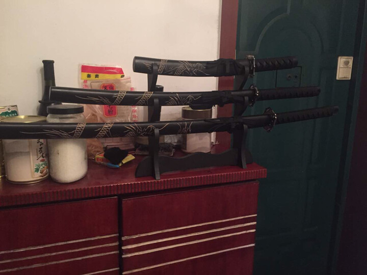 礼之诚 龙泉宝剑日本刀加厚刻龙武士刀东洋刀