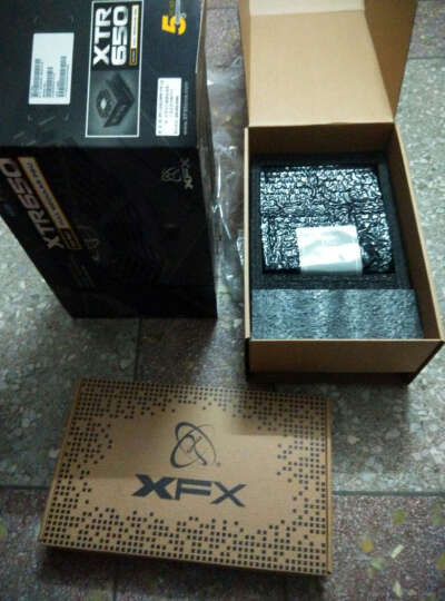 讯景（XFX）额定550W XTR550 电源 （80PLUS金牌/全模组/5年质保/支持背线） 晒单图