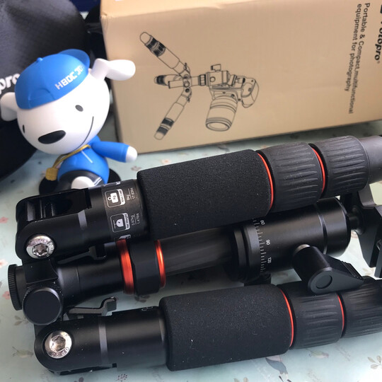 富图宝(Fotopro) M-4S 迷你专业三脚架微距单反 微单三角架轻便携三脚支架云台套装 晒单图