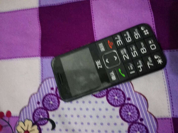 中兴(ZTE)L580 移动\/联通2G 老人手机 黑色--手