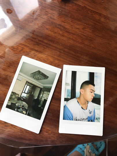 富士(FUJIFILM)INSTAX 一次成像相机 MINI相纸(胶片)白边(双包装) 晒单图