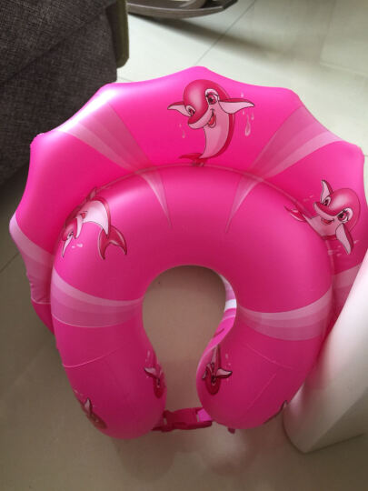 KASITE超弹款儿童/成人泳圈 加厚救生圈 背心式游泳圈 游泳装备 粉色S码 KY-02 晒单图