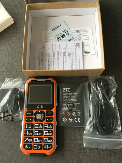 中兴健康(ZTE Health)L618 移动/联通2G 三防老人手机 军绿色 晒单图