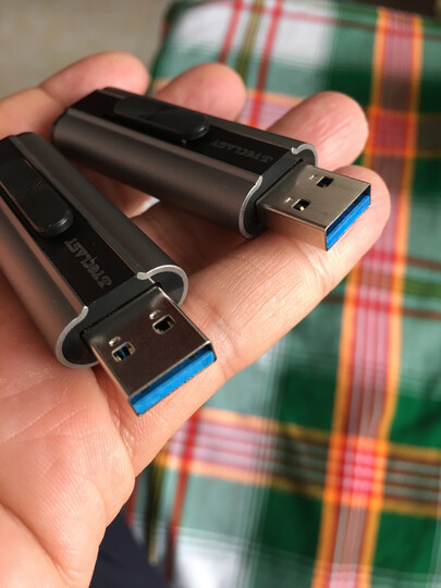 台电(Teclast)64GB USB3.0 U盘 锋芒 深空灰 USB推拉保护 金属车载优盘 晒单图