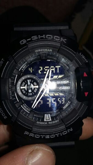 卡西欧男士手表:用了一个月不到就这情况,发货