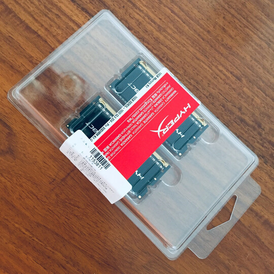 金士顿(Kingston) DDR3 1600 16GB(8G×2)套装 笔记本内存 骇客神条 Impact系列 低电压版 晒单图