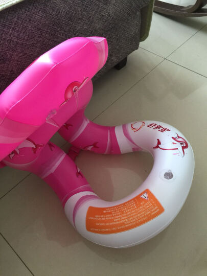 KASITE超弹款儿童/成人泳圈 加厚救生圈 背心式游泳圈 游泳装备 粉色S码 KY-02 晒单图