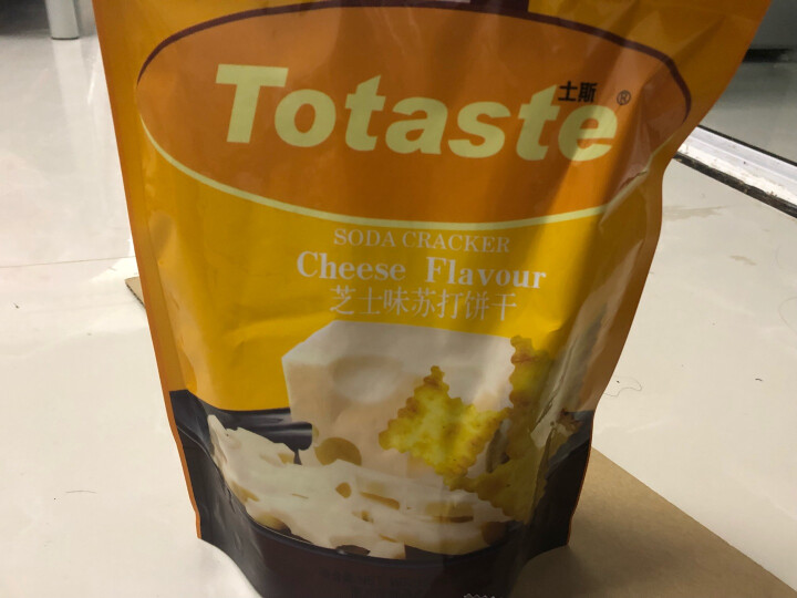 土斯（Totaste） 酸奶洋葱味苏打饼干 惊奇脆片 不规则脆片薄饼 早餐饼干 休闲零食蛋糕面包甜点心小吃 168g 晒单图