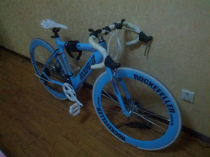 洛克菲勒自行车 夜光公路车自行车700C公路赛