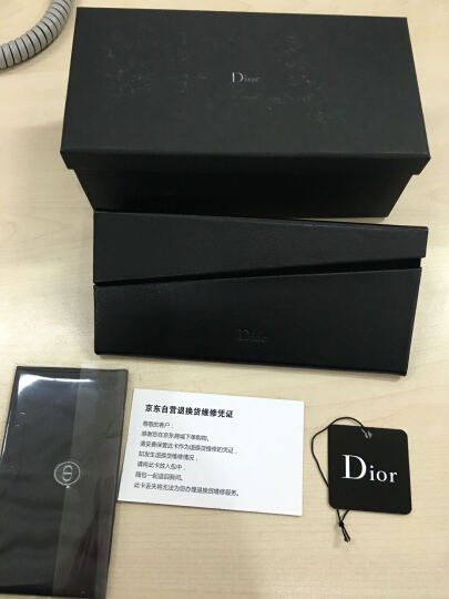 DIOR 迪奥 女款玳瑁/银色镜框上银色镀膜下灰色镜片眼镜太阳镜DIORSOREAL AOOMD 48mm 晒单图