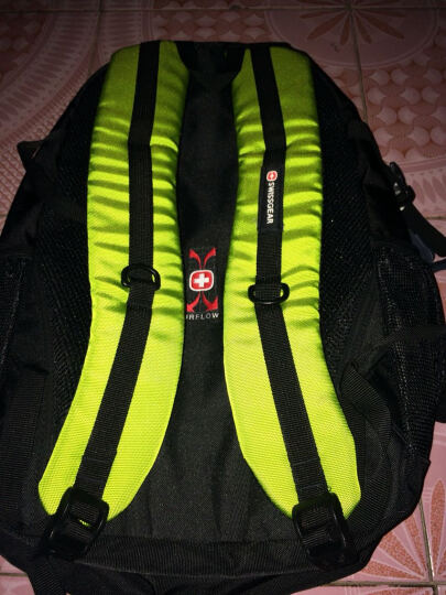 SWISSGEAR时尚休闲双肩包 14.6英寸笔记本双肩电脑包 男女户外旅行包背包 新款书包 SA-9838绿色 晒单图