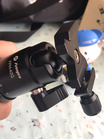 富图宝(Fotopro) M-4S 迷你专业三脚架微距单反 微单三角架轻便携三脚支架云台套装 晒单图