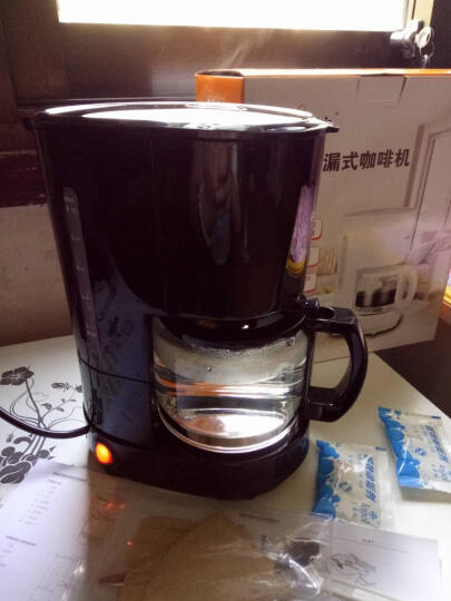 高泰 咖啡机美式家用小型办公室迷你全自动滴漏式小型泡茶煮咖啡壶 CM6669 黑色 晒单图