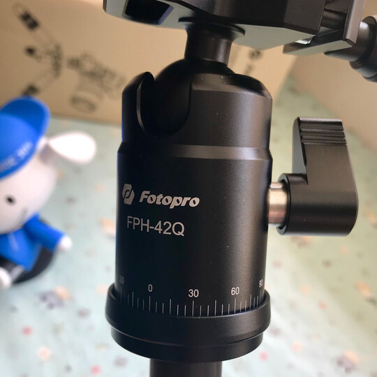 富图宝(Fotopro) M-4S 迷你专业三脚架微距单反 微单三角架轻便携三脚支架云台套装 晒单图