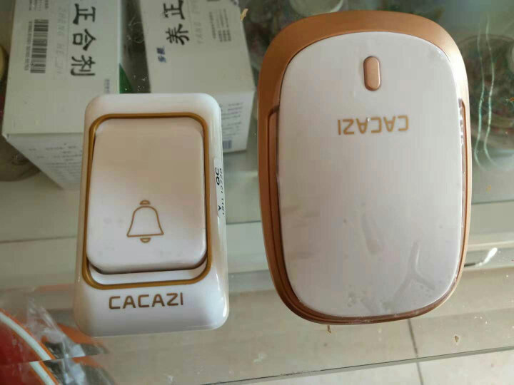 卡佳斯CACAZI K01家用无线门铃 交流远距离遥控电子门铃老人呼叫器 可调音量音乐 银色 晒单图