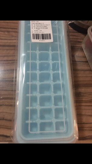 奥美优 家用创意冰格套装冰糕冰块模具 冰箱制冰盒DIY制冰器  33格带储冰盒冰铲 蓝色 AMY5051 晒单图