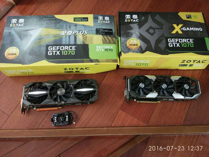 索泰(ZOTAC)GTX1070 X-GAMING OC吃鸡显卡/游戏电竞台式机独立显卡8GD5/1582-1771/8008MHz 晒单图