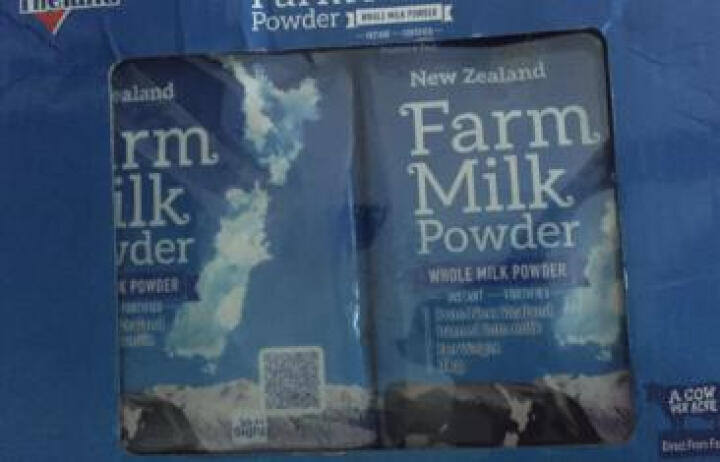 新西兰进口奶粉 纽仕兰 成人奶粉 调制乳粉（全脂） 1kg*2袋礼盒装 晒单图