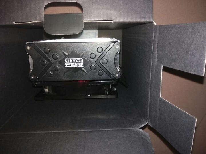 超频三(PCCOOLER)东海X5 CPU散热器(多平台/支持AM4/1151/5热管/PWM温控/12CM静音风扇/附带硅脂) 晒单图