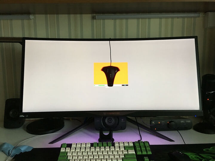 宏碁(Acer)掠夺者X34 34英寸 IPS电竞G-Sync技术100Hz刷新 100%sRGB曲面电竞显示器 畅玩吃鸡 晒单图