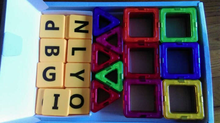 【京东早教】优彼（ubbie）磁力片积木 70片装 百变提拉磁性积木 儿童拼插益智玩具 晒单图