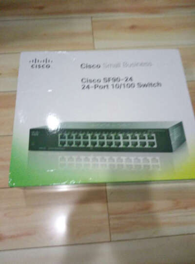 思科（Cisco）SF90-24 24口百兆非网管交换机 黑色 晒单图
