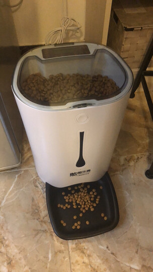 憨憨乐园 宠物狗狗自动喂食器狗猫咪定时喂食机犬猫碗猫盆狗食盆用品机器人款4L 晒单图