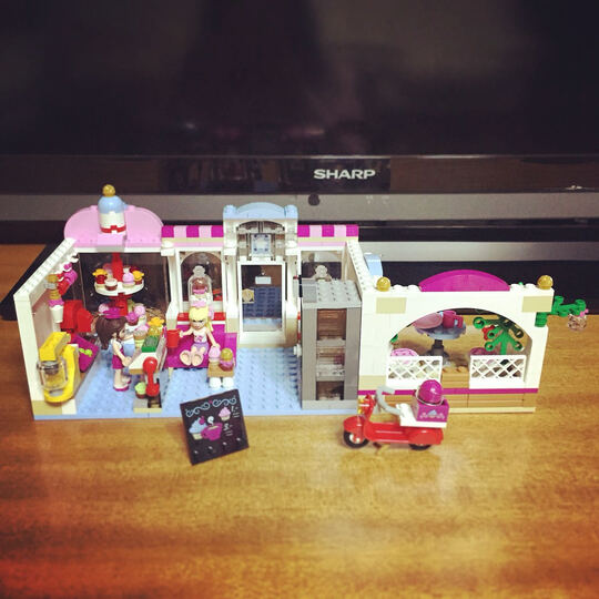 乐高41118:“要4岁小孩按照说明书拼成一模一样难度挺大,但是能自己想象随意拼拼,办家家酒玩。大人倒是对着说明书拼了” - 京东