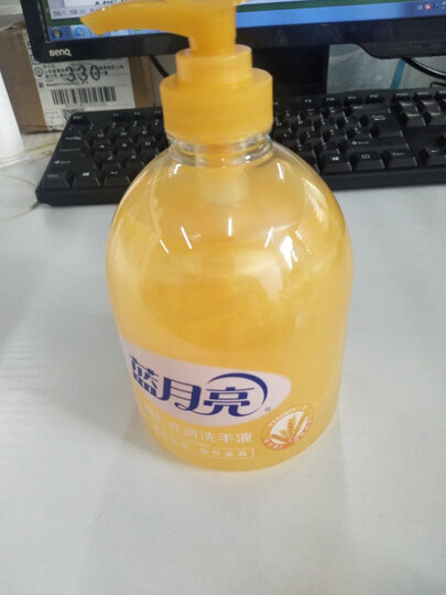 蓝月亮 清洁温和 清爽润泽洗手液(野菊花)500g/瓶 晒单图