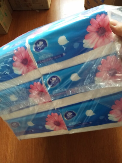 维达(Vinda) 纸巾 家庭组合装 24包手帕纸+6包软抽+9卷卷纸(整箱销售) 晒单图