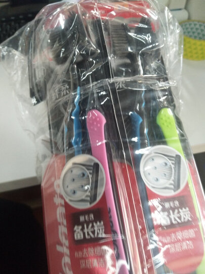 高露洁(Colgate)牙刷纤柔双效旋白 牙刷×2 (螺旋刷毛 美白深洁) 晒单图