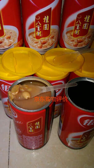 银鹭 桂圆八宝粥礼盒 360g*12罐 桂圆甘甜 方便速食粥整箱装 晒单图