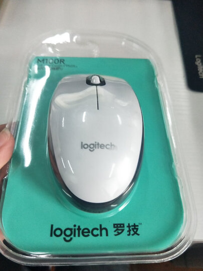 罗技(Logitech)M100r 鼠标 有线鼠标 办公鼠标 对称鼠标 大手鼠标 黑色 自营 晒单图