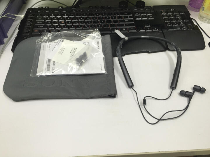 索尼（SONY）h.ear in Wireless MDR-EX750BT 无线立体声耳机（柠檬黄） 晒单图