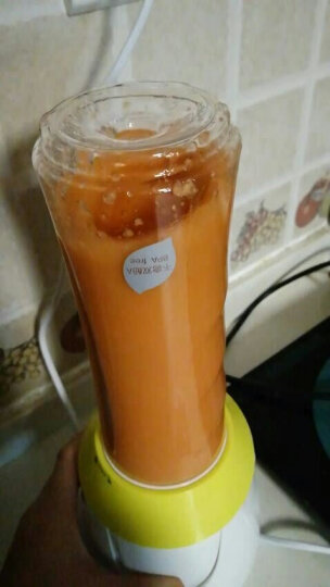九阳（Joyoung）料理机 家用可榨汁 便携式 可碎冰 双杯JYL-C18D 晒单图