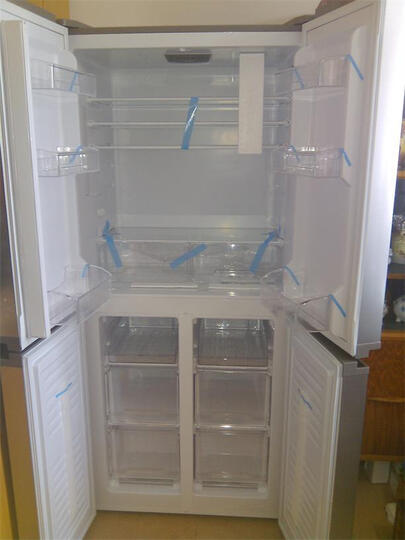 奥马(Homa)100升家用商用冰柜 彩晶玻璃面板 卧式冷藏冷冻变温冷柜BC/BD-100璀璨金 晒单图