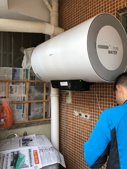 美的(Midea)50升速热增容 LED触控大屏 一级节能 遥控预约 防电墙电热水器 F5030-A6(HEY) 晒单图