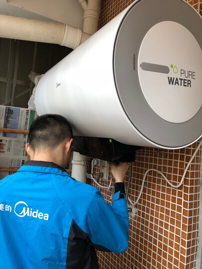 美的(Midea)50升速热增容 LED触控大屏 一级节能 遥控预约 防电墙电热水器 F5030-A6(HEY) 晒单图